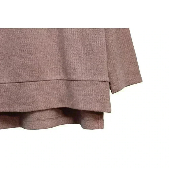 Clara Sun Woo Sweater Size Medium Dusty Pink V-Neck Oversized Boxy Lagenlook - Picture 4 of 11